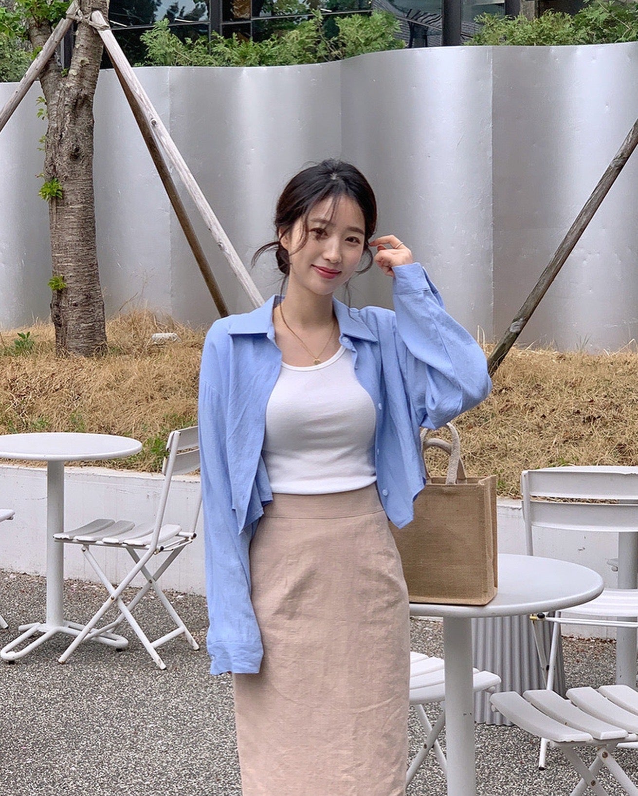 スリットシャツジャケット