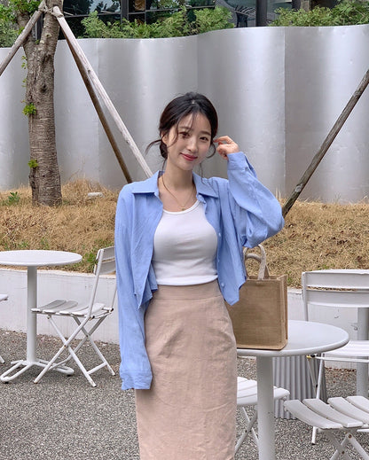 スリットシャツジャケット