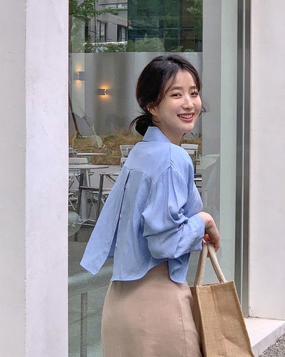 スリットシャツジャケット