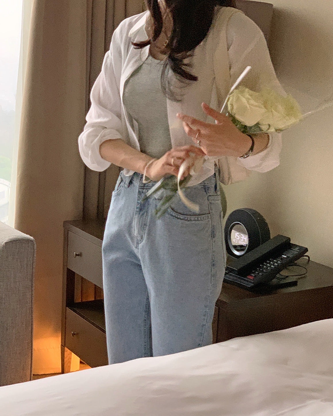 スリットシャツジャケット