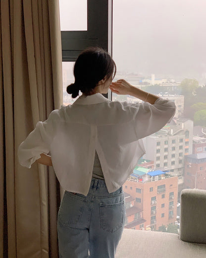 スリットシャツジャケット