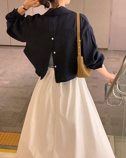 スリットシャツジャケット