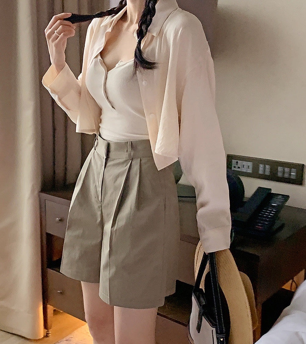 スリットシャツジャケット