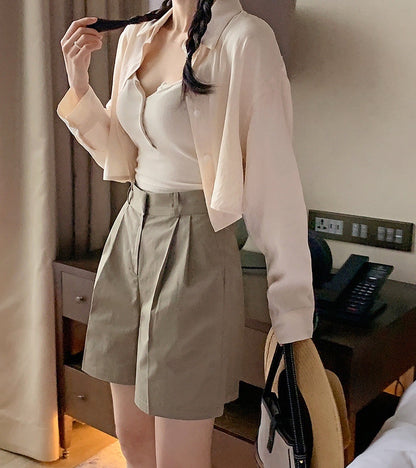 スリットシャツジャケット