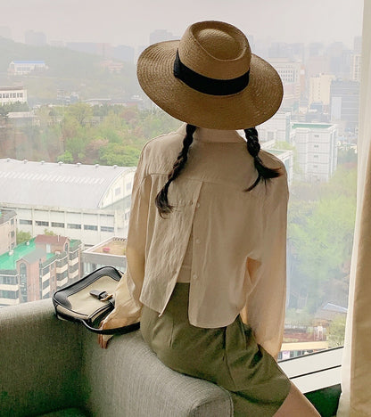 スリットシャツジャケット