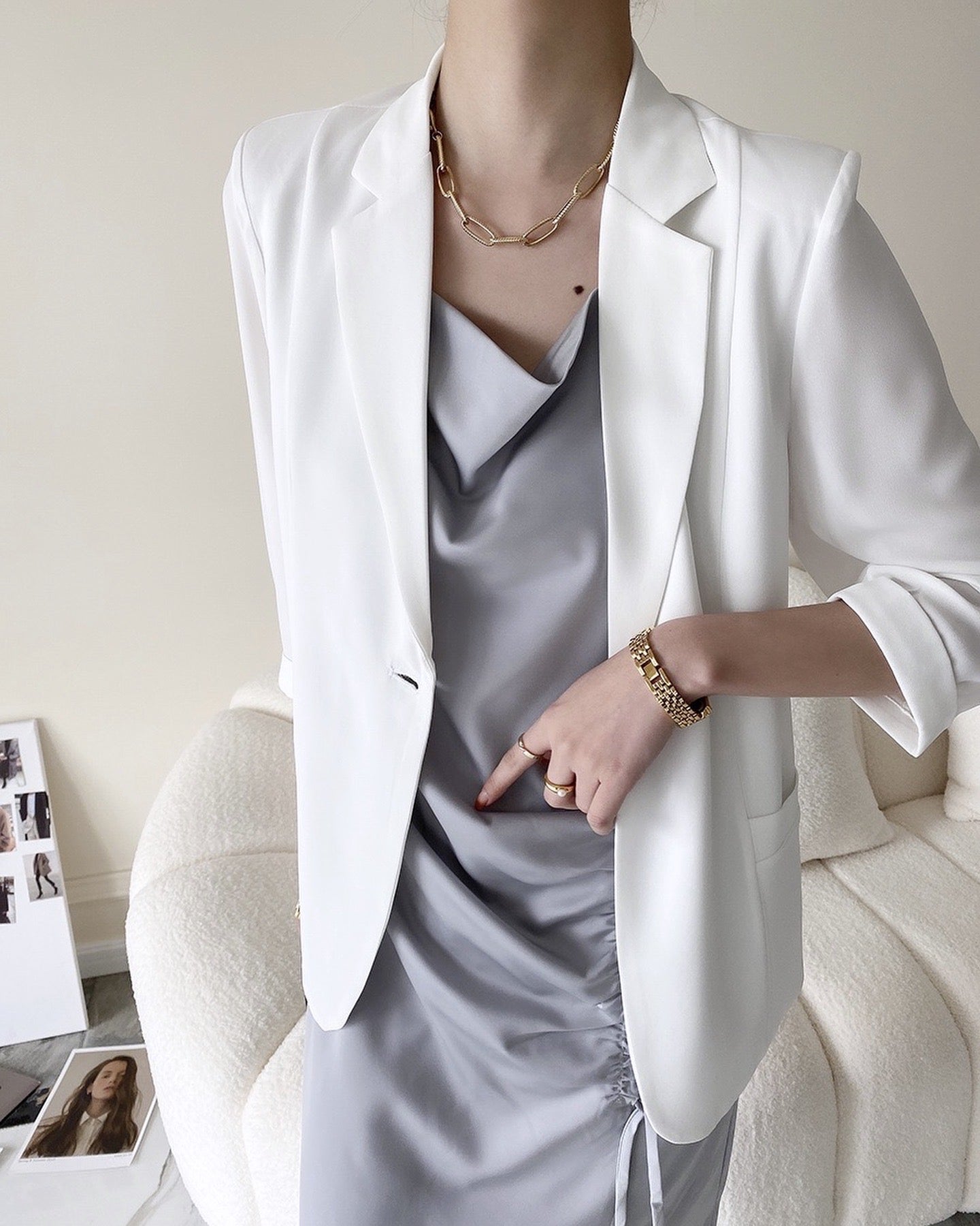 七分袖西裝外套