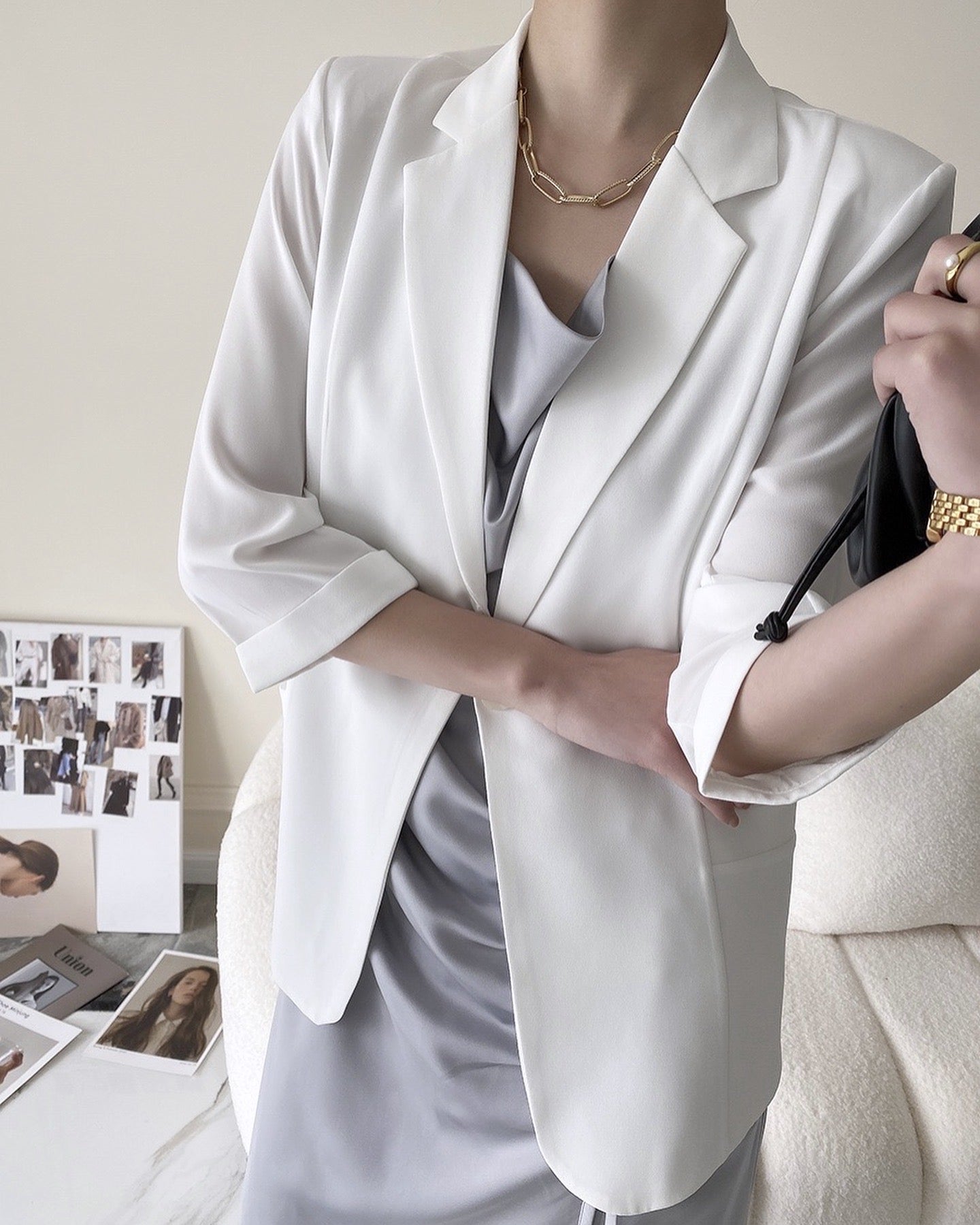 七分袖西裝外套