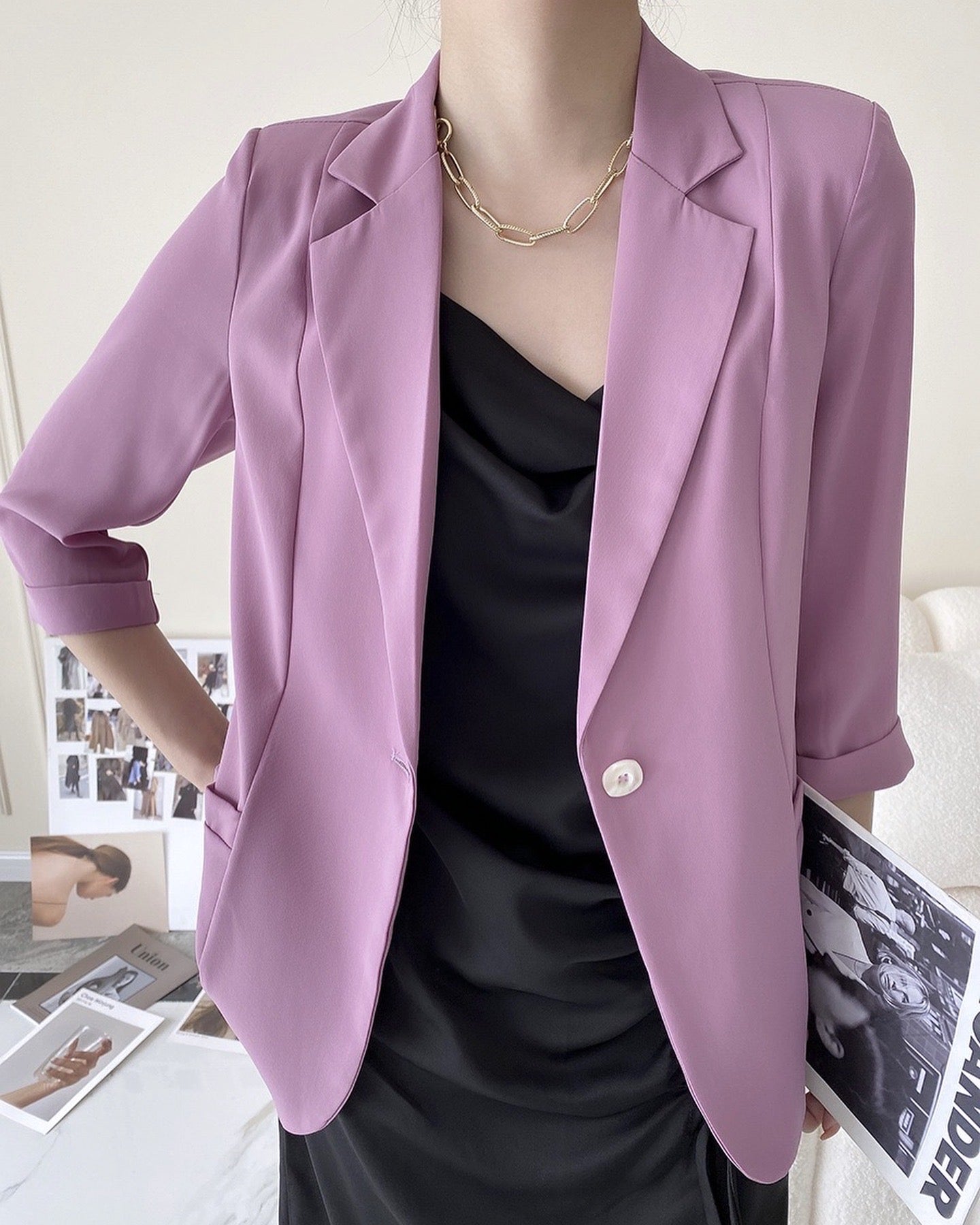 七分袖西裝外套