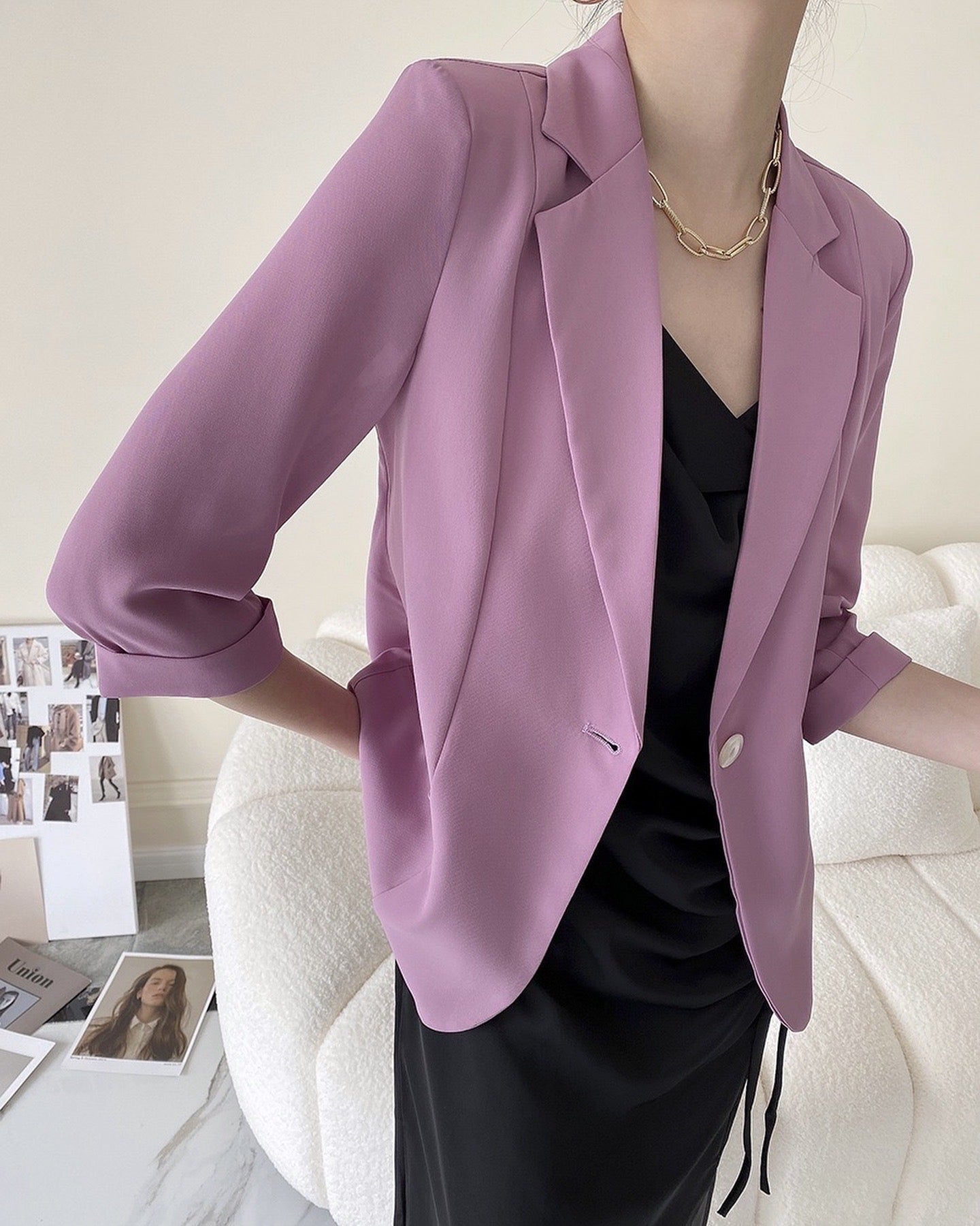 七分袖西裝外套