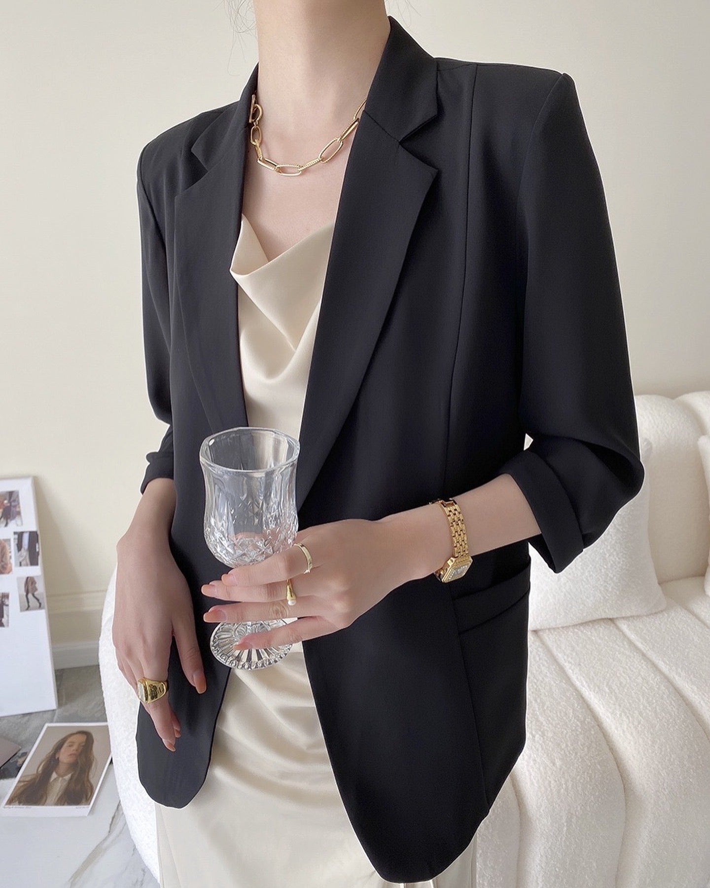 七分袖西裝外套