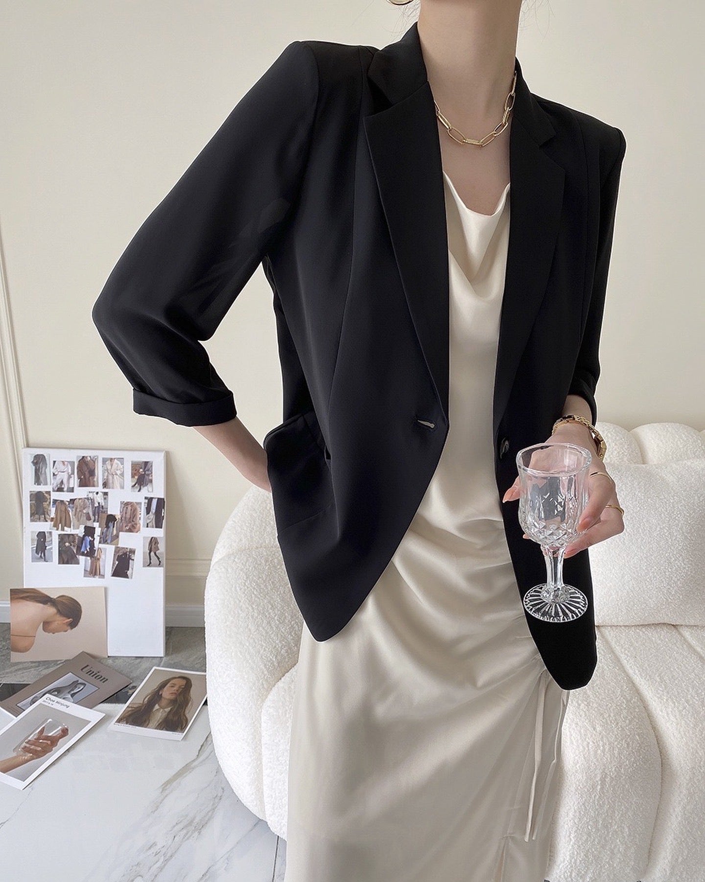 七分袖西裝外套