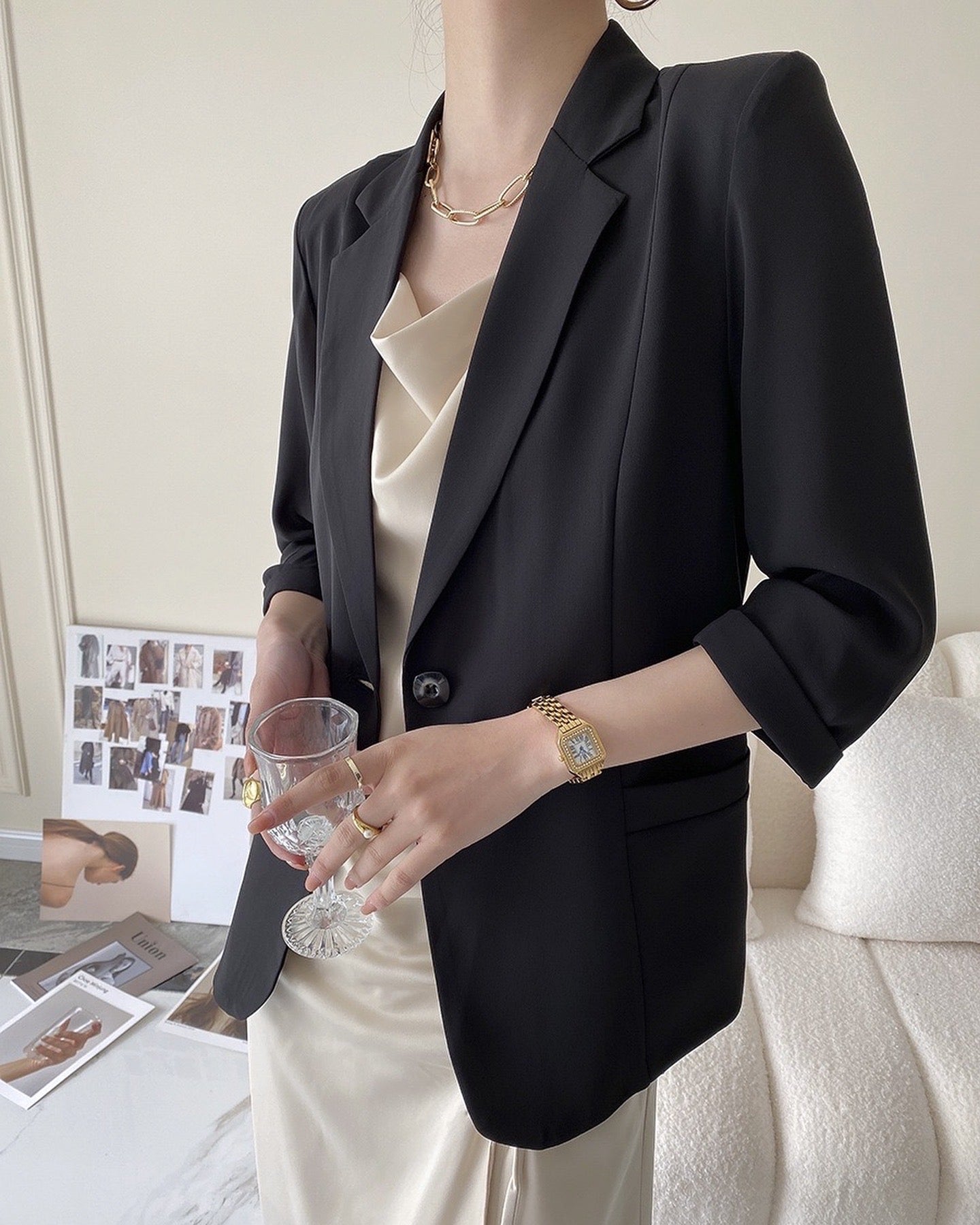 七分袖西裝外套