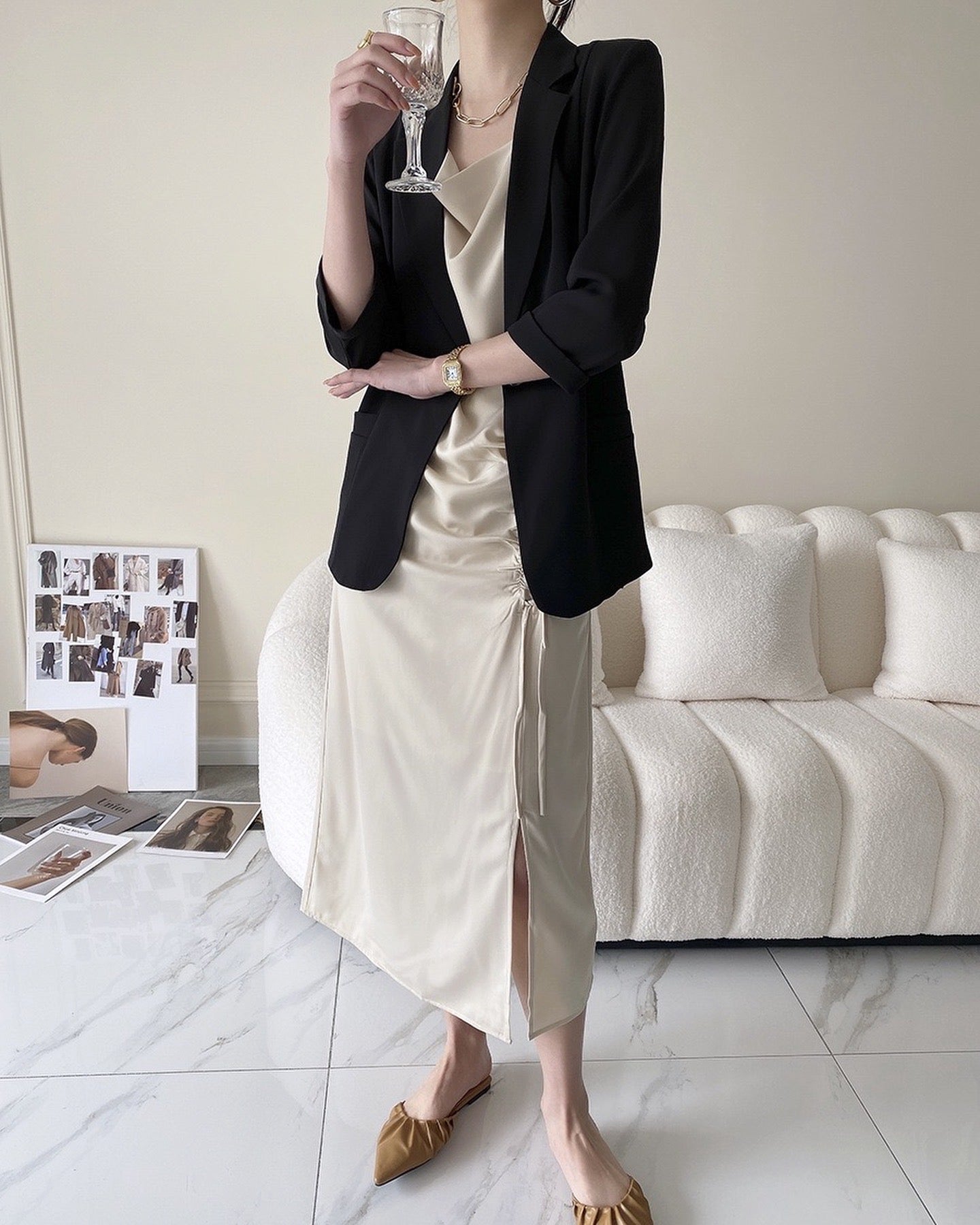 七分袖西裝外套