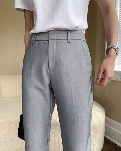 Cropped Cigarette Trousers