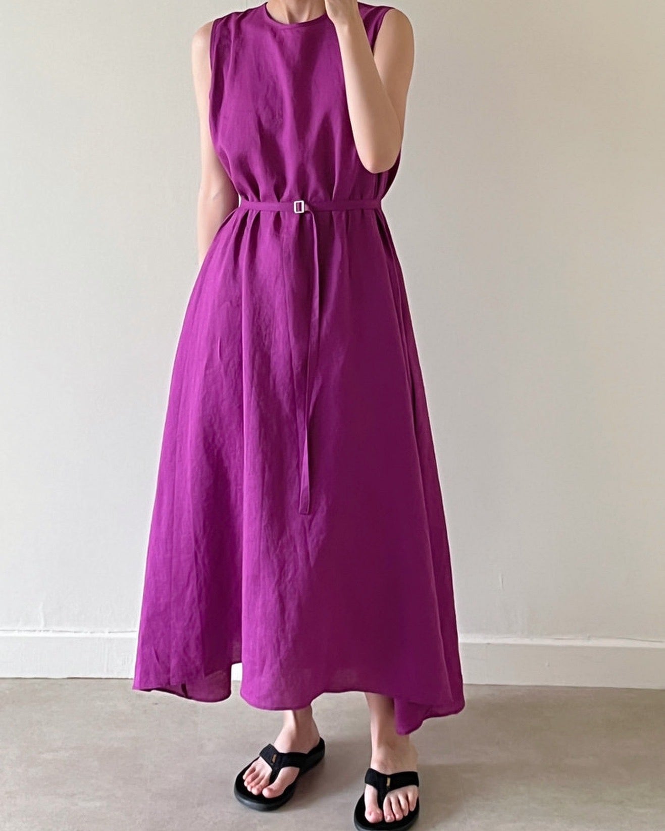 Solid Color Tank Dress