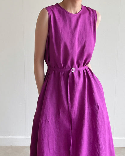 Solid Color Tank Dress