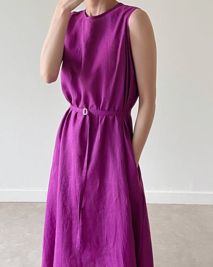 Solid Color Tank Dress
