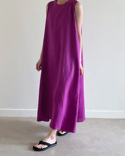 Solid Color Tank Dress