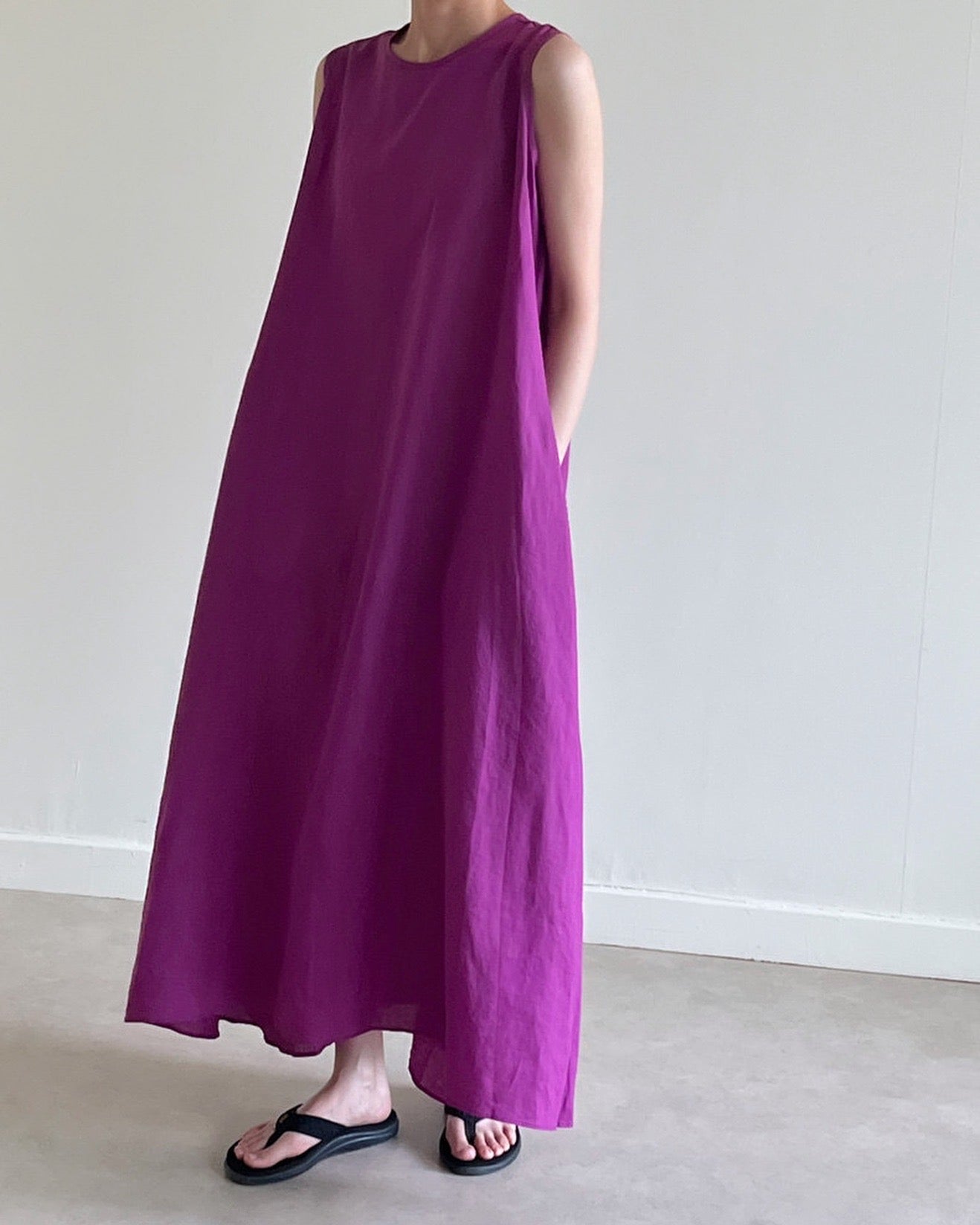 Solid Color Tank Dress