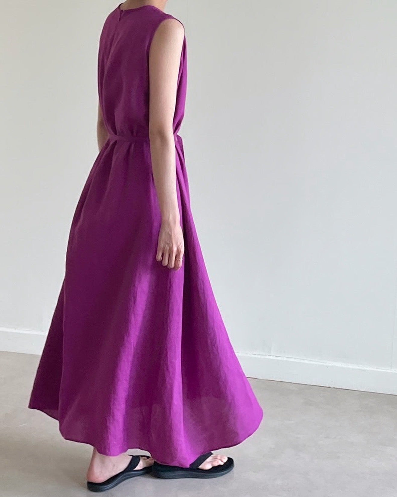 Solid Color Tank Dress