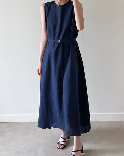 Solid Color Tank Dress