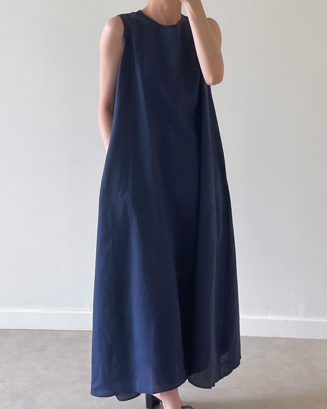 Solid Color Tank Dress