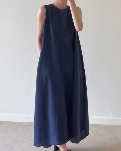 Solid Color Tank Dress