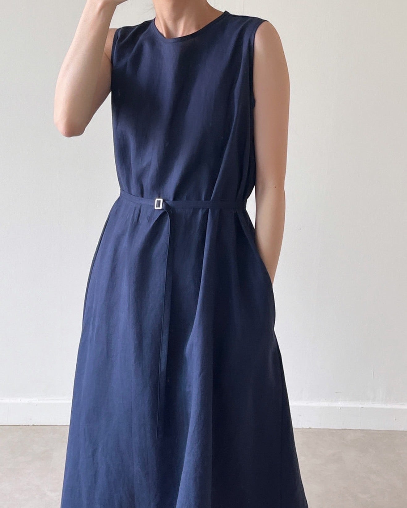 Solid Color Tank Dress