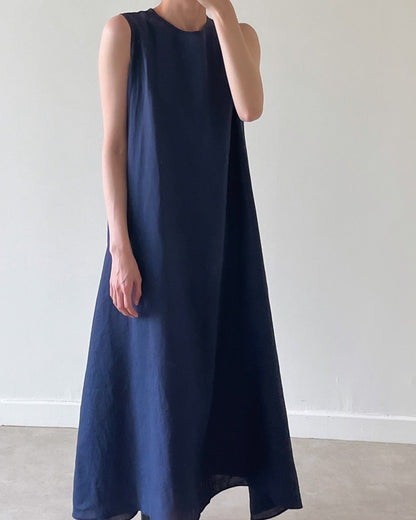 Solid Color Tank Dress