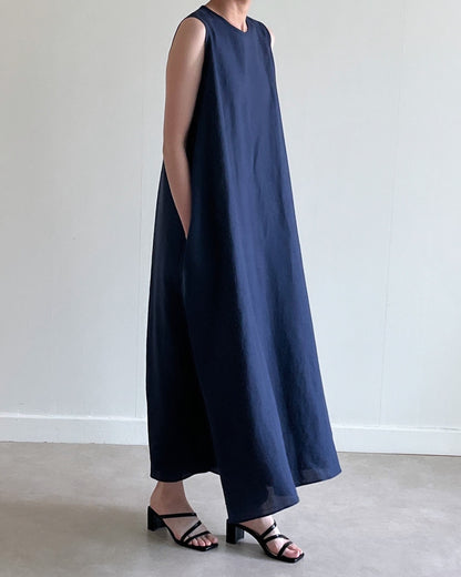 Solid Color Tank Dress