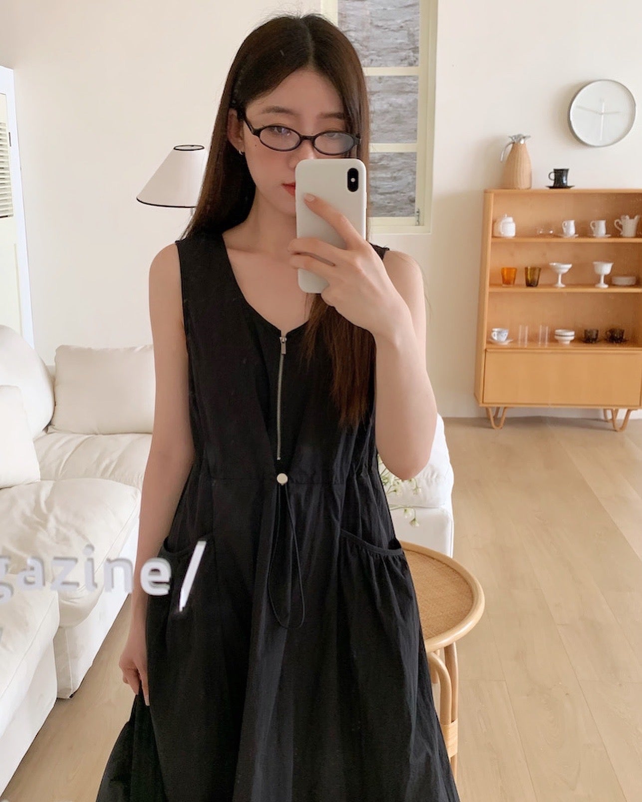 Utility Jumpsuit with Zipper