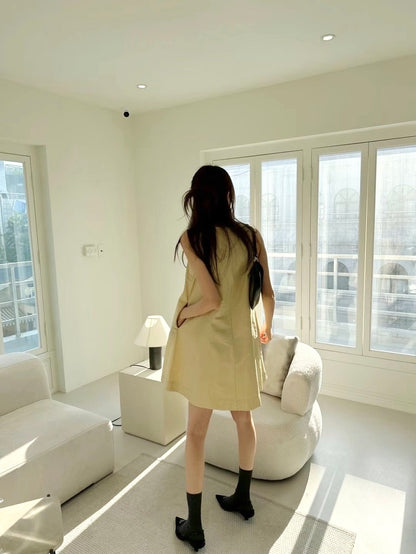 圓領背心連身裙