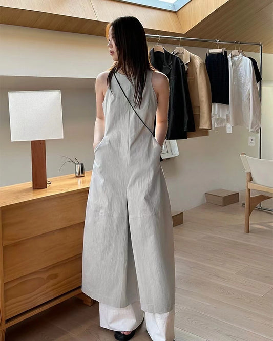 Utility Vest Maxi Dress