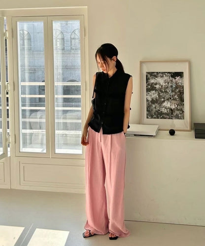 タッセル付きベストトップ