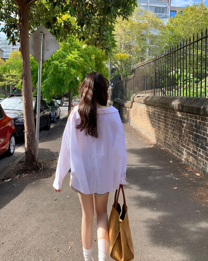 V-neck Buttoned Shirt