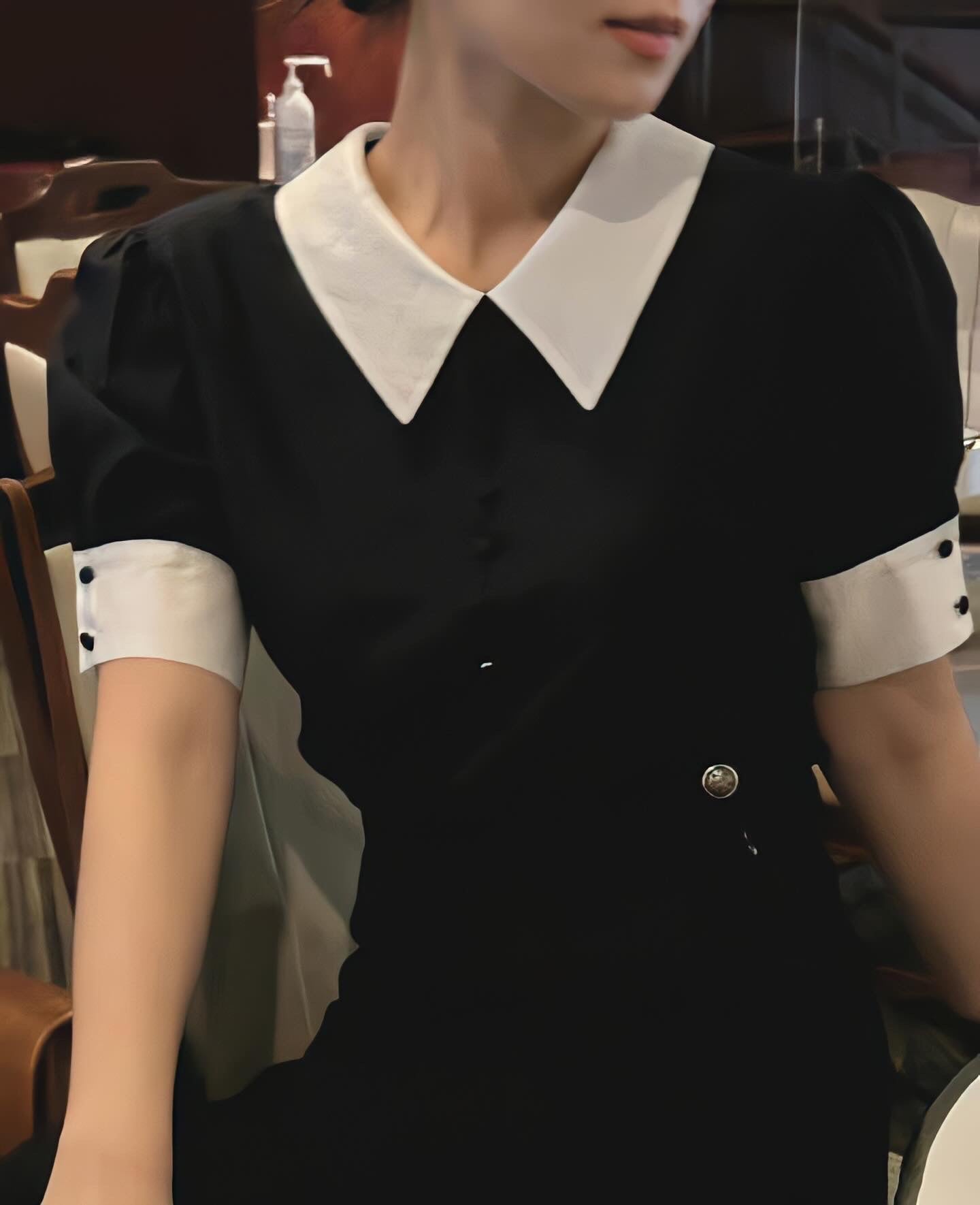 Color-Block Polo Short Sleeve Shirt