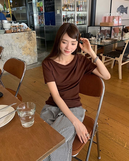 Design-inspired Asymmetric Cowl Neck Top