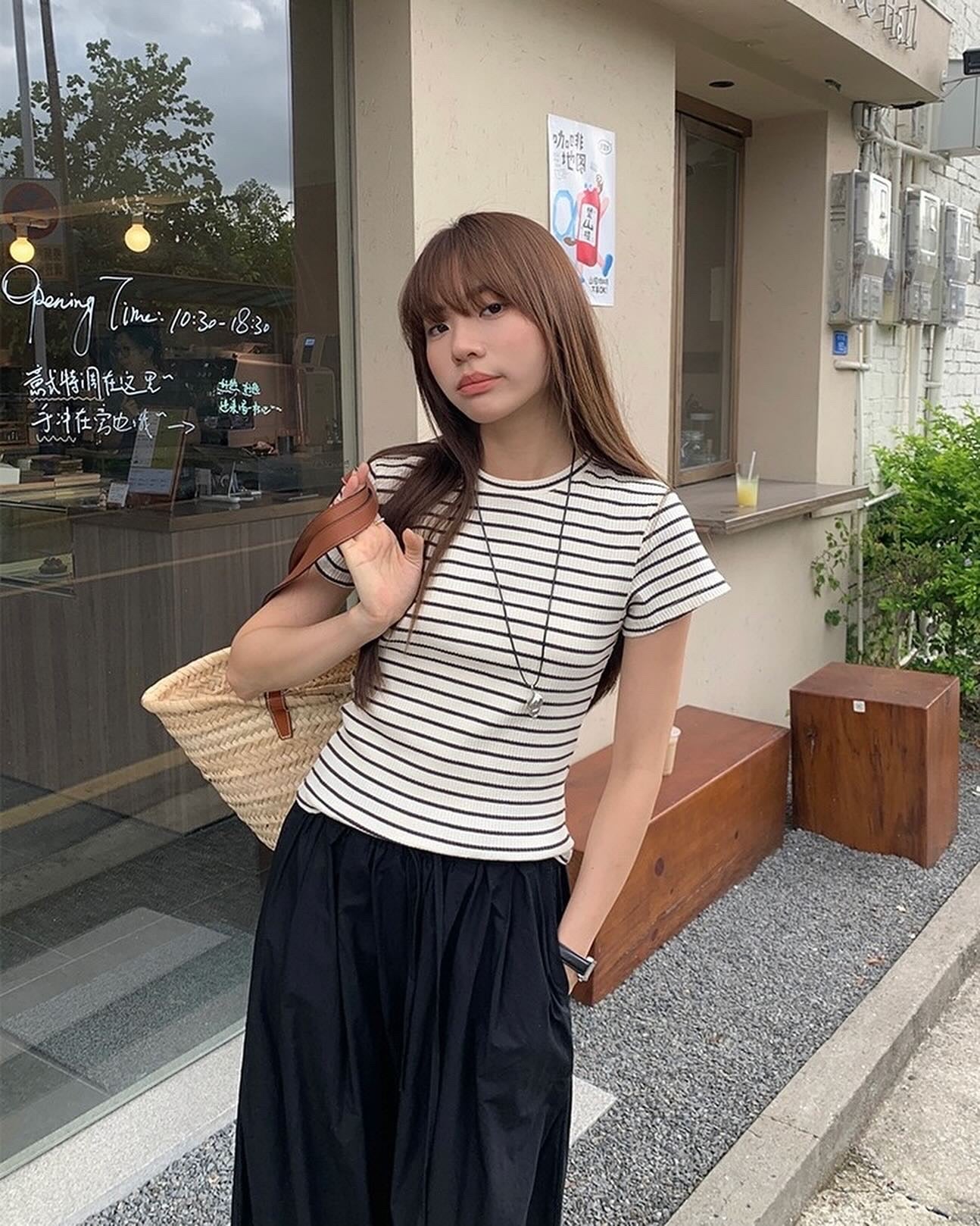 夏日薄款闊腳褲