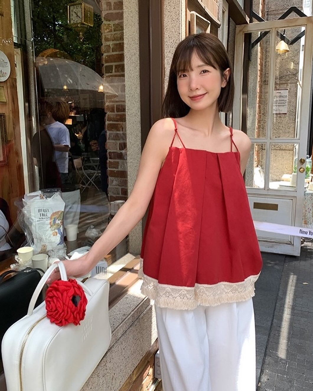 ダブルストラップフリンジベスト