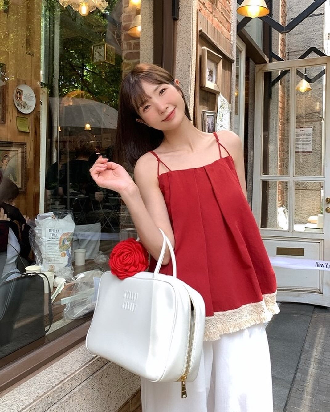 ダブルストラップフリンジベスト