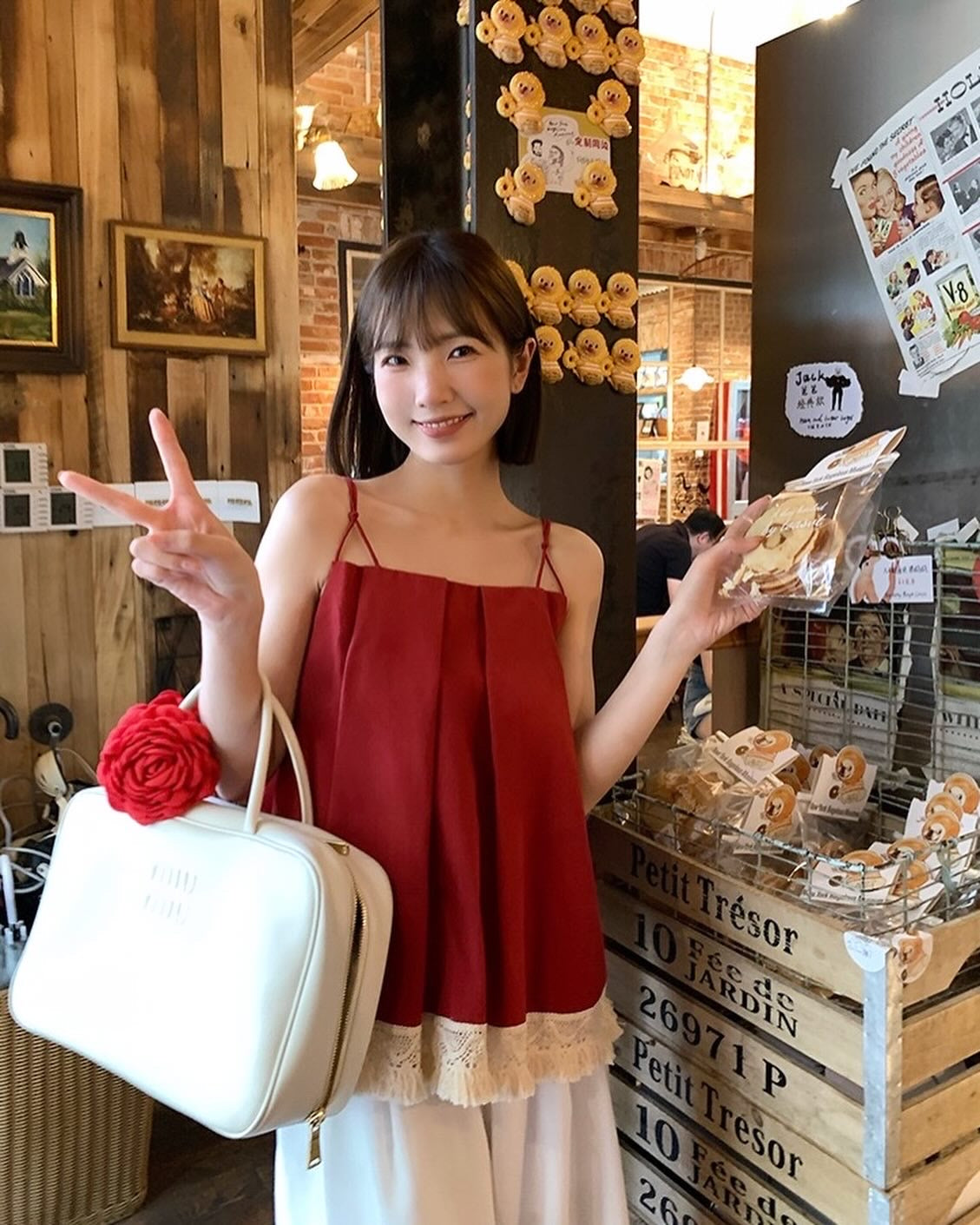 ダブルストラップフリンジベスト