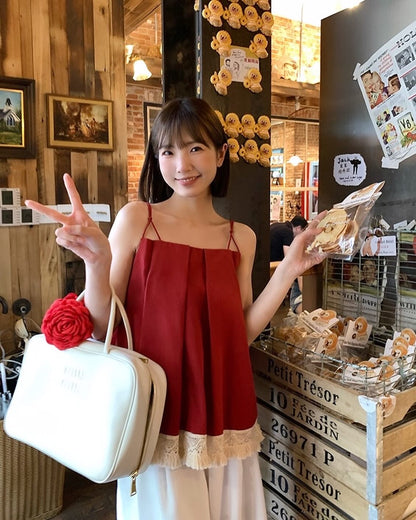 ダブルストラップフリンジベスト