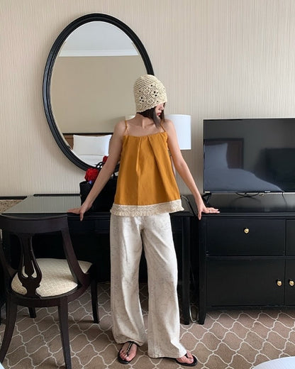 ダブルストラップフリンジベスト