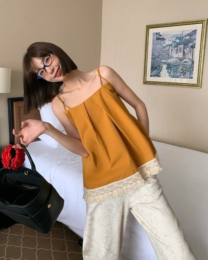 ダブルストラップフリンジベスト