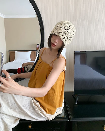 ダブルストラップフリンジベスト