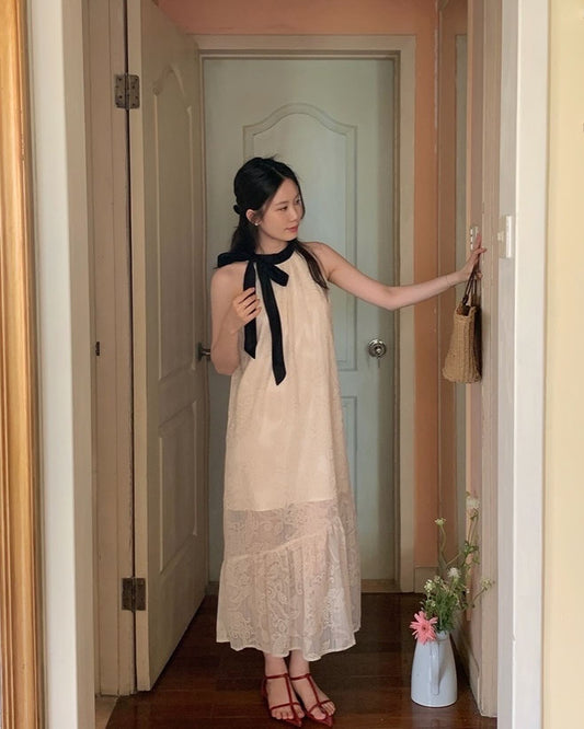 Crochet Embroidered Dress