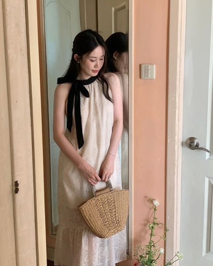 Crochet Embroidered Dress