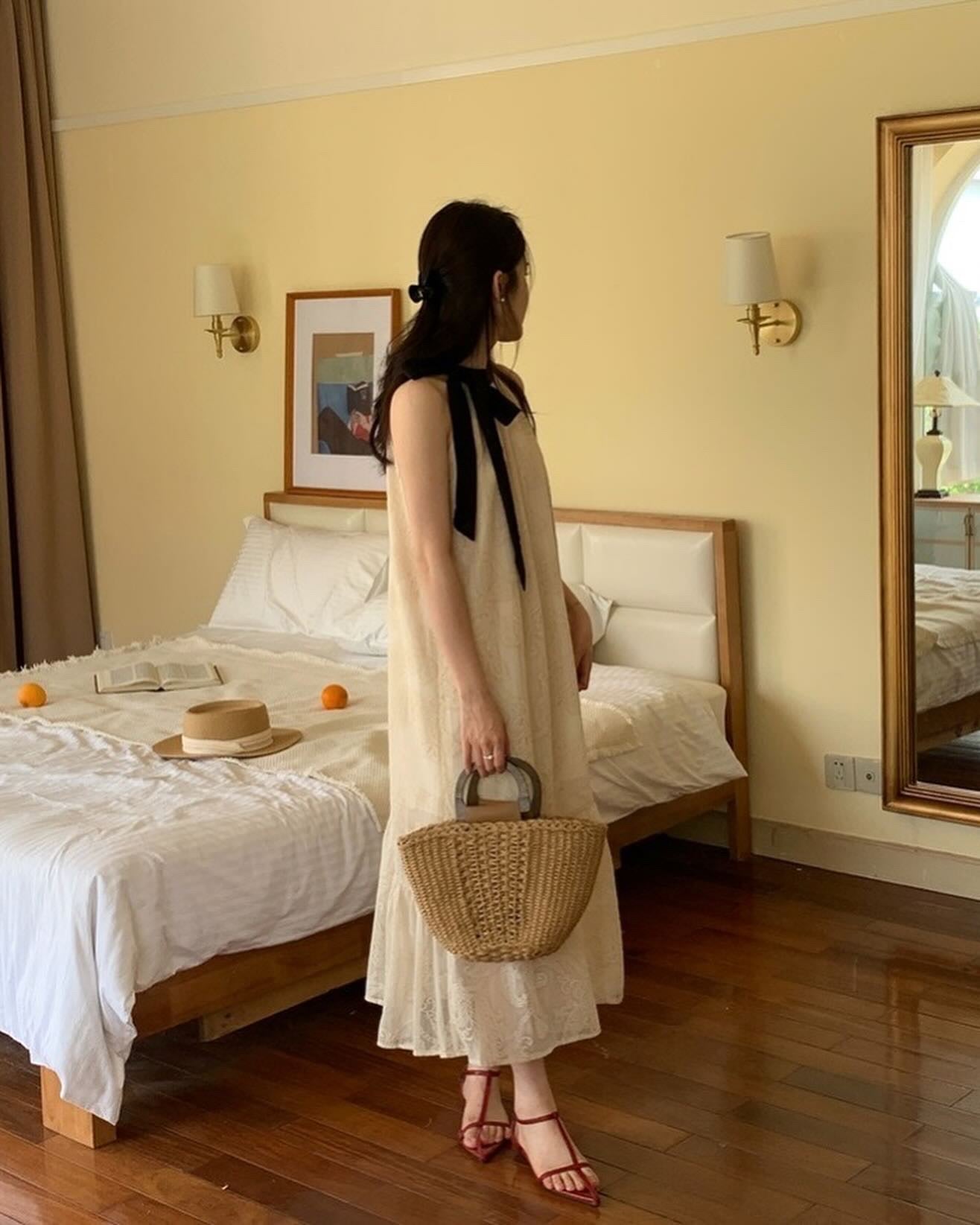 Crochet Embroidered Dress