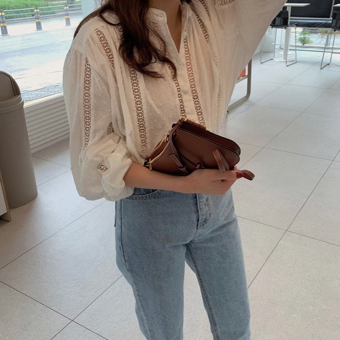 Loose-Fit Korean Style Long Sleeve Shirt