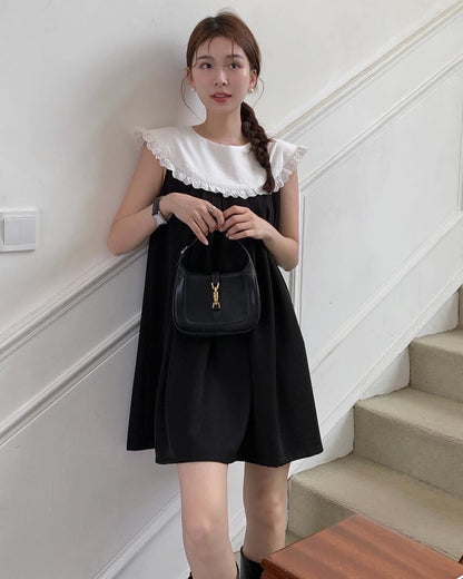 Doll Collar Sleeveless Dress